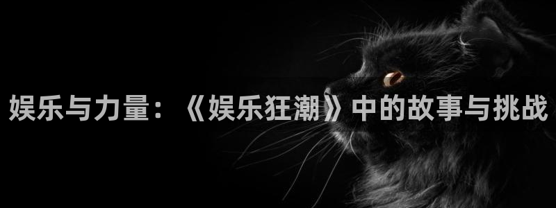 k8凯发体育注册登录入口：娱乐与力量：《娱乐狂潮》中的故事与挑战